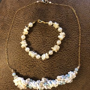 Mother of Pearl beaded necklace